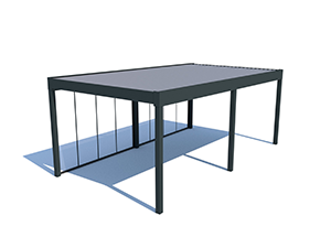 Seitenwand lichtdurchlässig