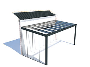 Seitenwand lichtdurchlässig