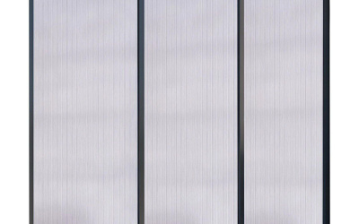 Glaselemente als Wind- und Sichtschutz
