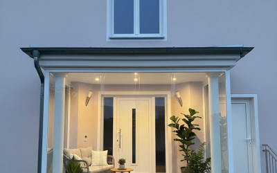 Wintergarten mit moderner Architektur