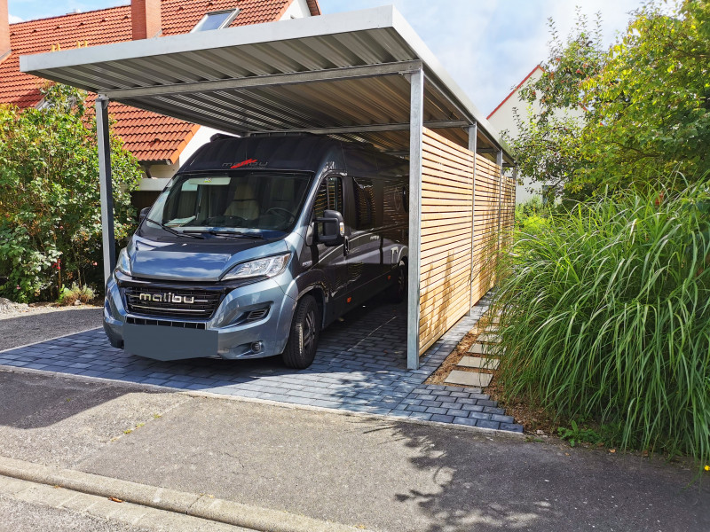 Aluminium und Glas Wohnmobile Carports