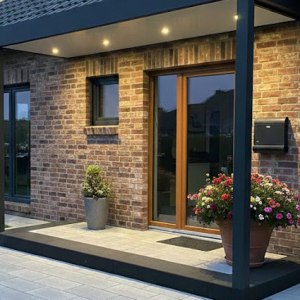 Eingangs&uuml;berdachung: Funktion trifft Design