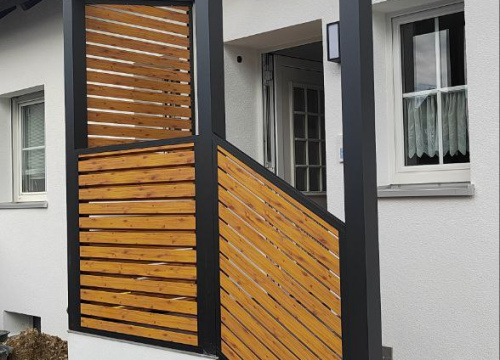 Aluminium Eingangsüberdachung