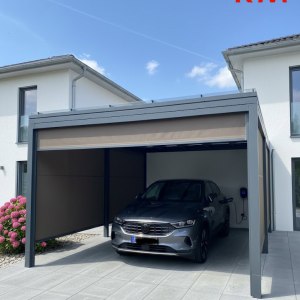 Moderner Carport: Zuverl&auml;ssiger Schutz f&uuml;r Ihr Auto im Winter